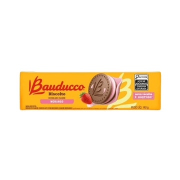 Bauducco Biscoito recheado Morango 140g