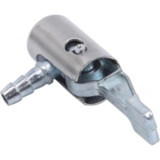 Bico de Ar Metálico com Trava de 1/4", Bico para Mini Compressor de Ar e Inflador de Pneus, Conector de Mangueira com Es