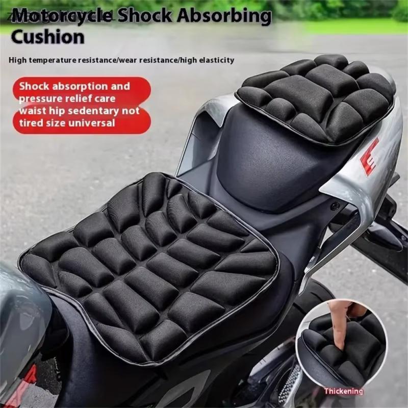 [Z] 2 Peças Almofada De Gel Confortável 3D Adequada Para Assento Respirável Universal Absorvente De Sho Capa De Motocicl