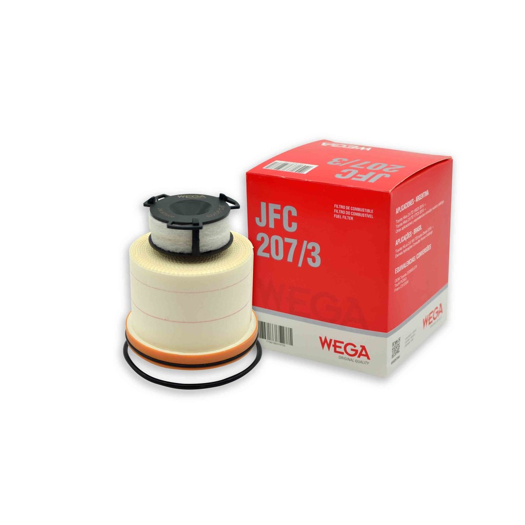 Filtro Combustível Diesel Toyota Hilux 2.8 TDI 2016/2025 Wega JFC207/3