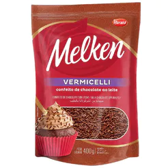 Granulado Vermicelli Chocolate ao Leite Melken 400g Harald