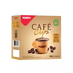 Xícara Casquinha Caé com Chocolate Café Cup 6 Uni 60g MARVI