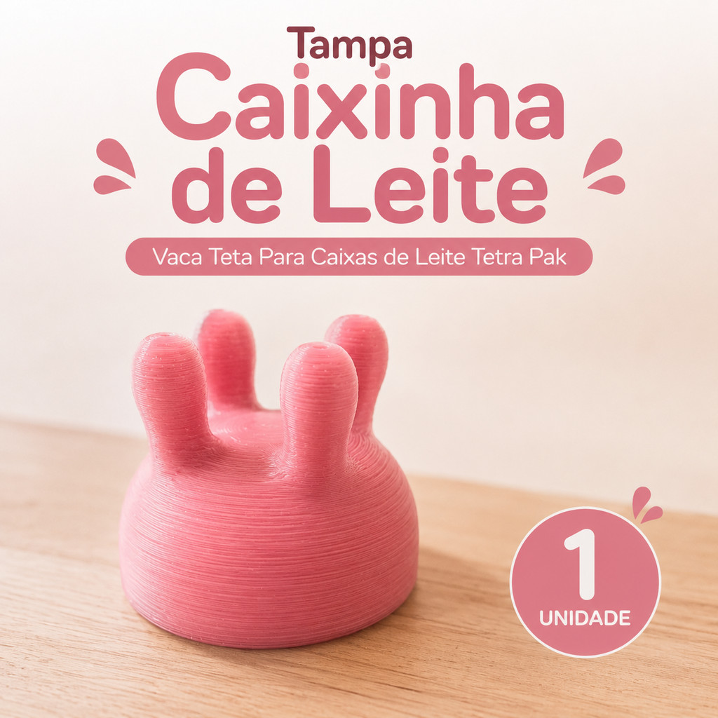 Tampa Caixinha de Leite Vaca Teta Para Caixas de Leite Teta Pak