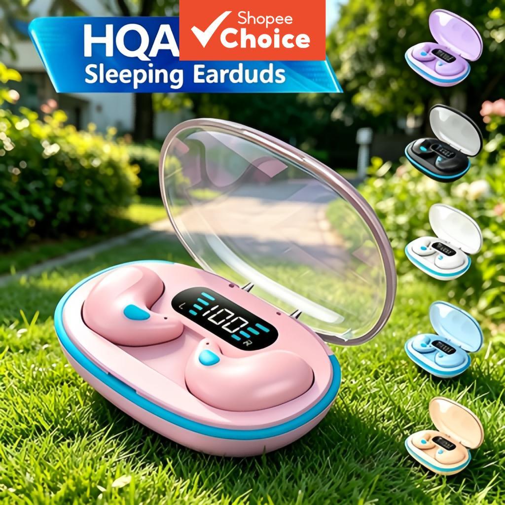 Hqai X55 Fones De Ouvido À Prova D'água Sem Fio Bluetooth Integrados Com Microfone HiFi Sound Headsets Display LED Heaph