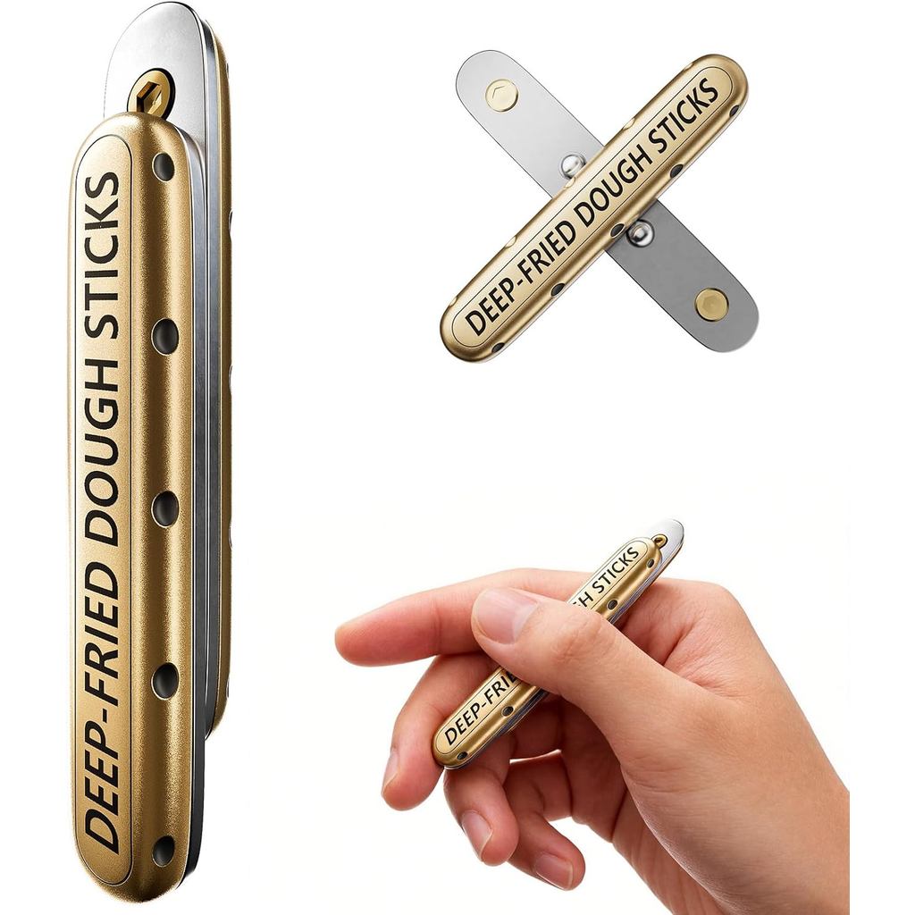 OBEST EDC Fidget Sliders Brinquedos Antiestresse para Adultos, Brinquedo de Metal para Empurrar e Puxar, Rotação Casual