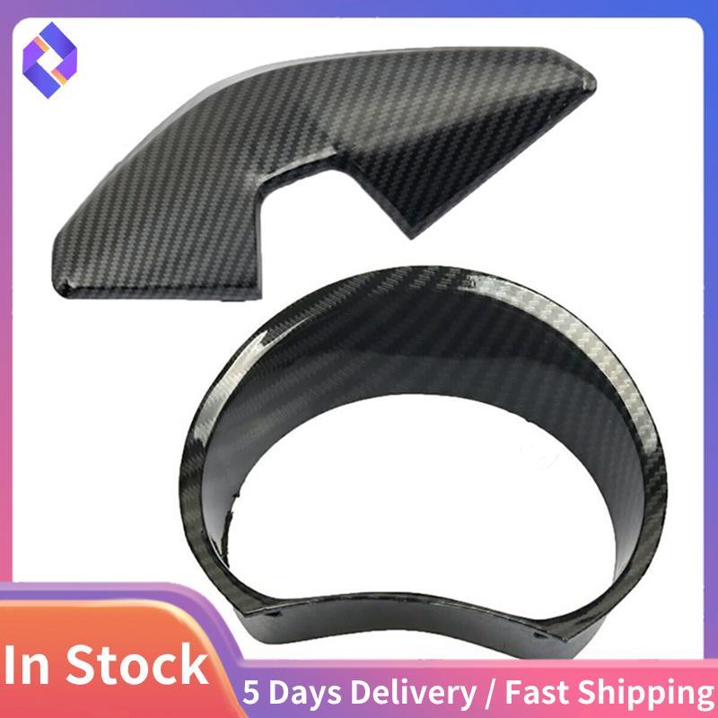 Para NMAX155 125 150 2016-2019 Motocicleta De Fibra Carbono Máscara Frontal Escudo Tampa Cabeça Instrumento Caso Acessór