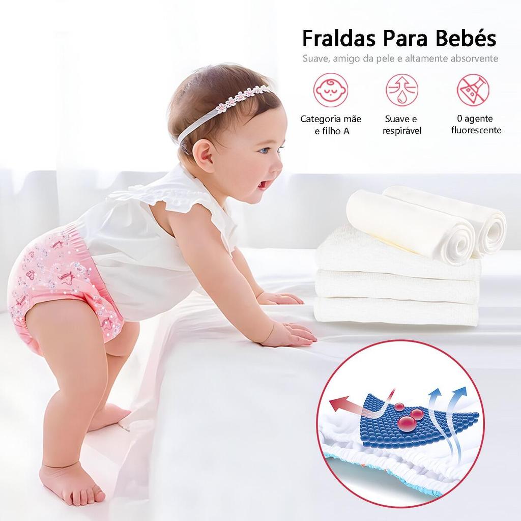 Absorvente De Microfibra Fralda Ecológica  - BA29-02