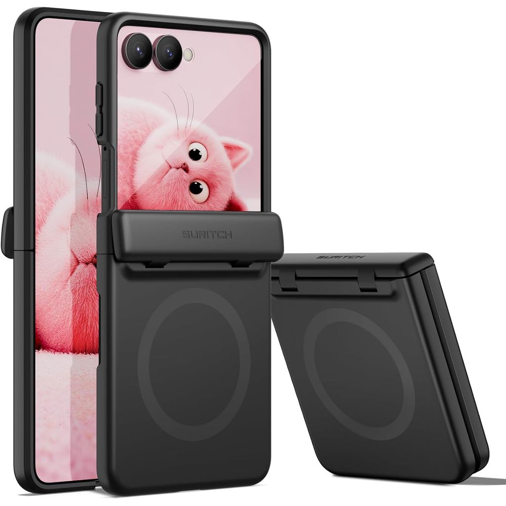 Capa Magnética SURITCH Para Samsung Galaxy Z Flip 8 Com Proteção De Dobradiça , 