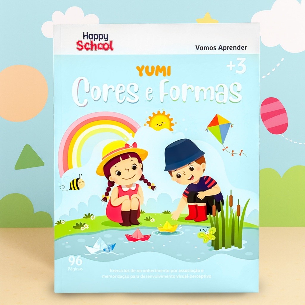Livro Cartilha De Alfabetização 3 Anos + : Atividades Educativas | Cores e Formas - Para Crianças