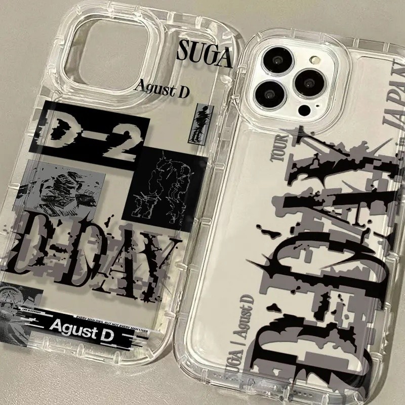 Capa de Telefone Fashion suga D-DAY para Samsung Galaxy S25 S24 S23 S22 S21 S20 S10 Note20 Note10 FE Ultra Plus 4G 5G co