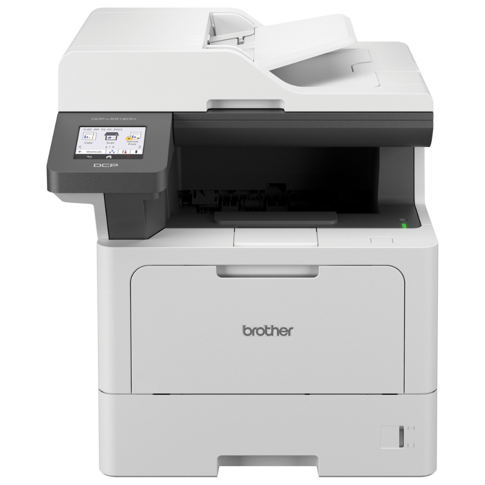 Impressora Multifuncional Laser Brother DCP-L5512DN: 48 ppm, Duplex Automático, 