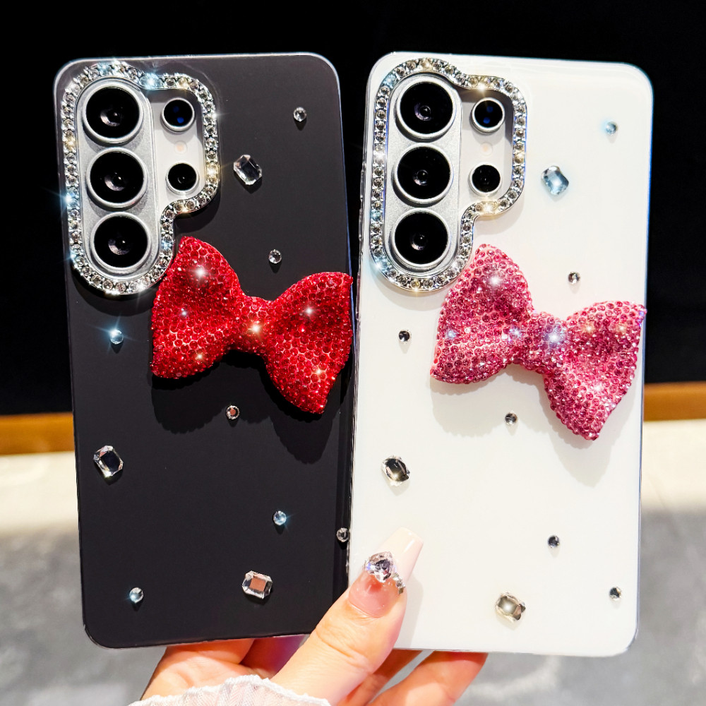 Capa De Telefone Com Decoração De Arco Para Samsung Galaxy S26 S25 S24 S23 Ultra Plus FE A18 A57 A37 A27 A17 A56 A36 A26