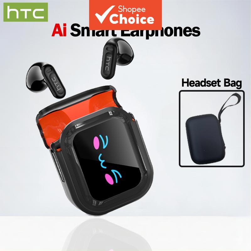HTC NE20 Fones De Ouvido Tradução TWS Sem Fio 134 Tradutor De Idiomas HiFi Som Estéreo Smart LED Display HD Chamadas À P