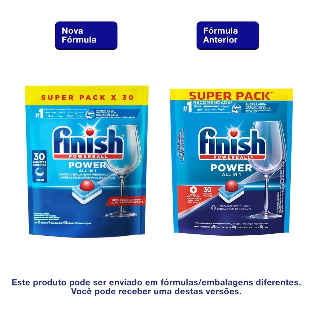 Detergente para Lava Louças em tabletes Finish — imagem 2 de 2