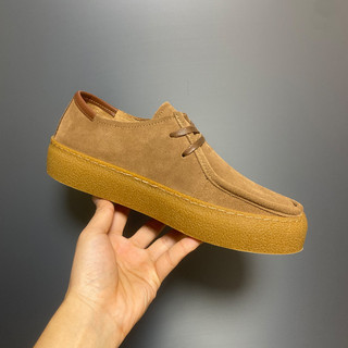 Outono novo estilo tênis de sola grossa masculino couro genuíno estilo britânico Retro camurça sapatos masculinos de can