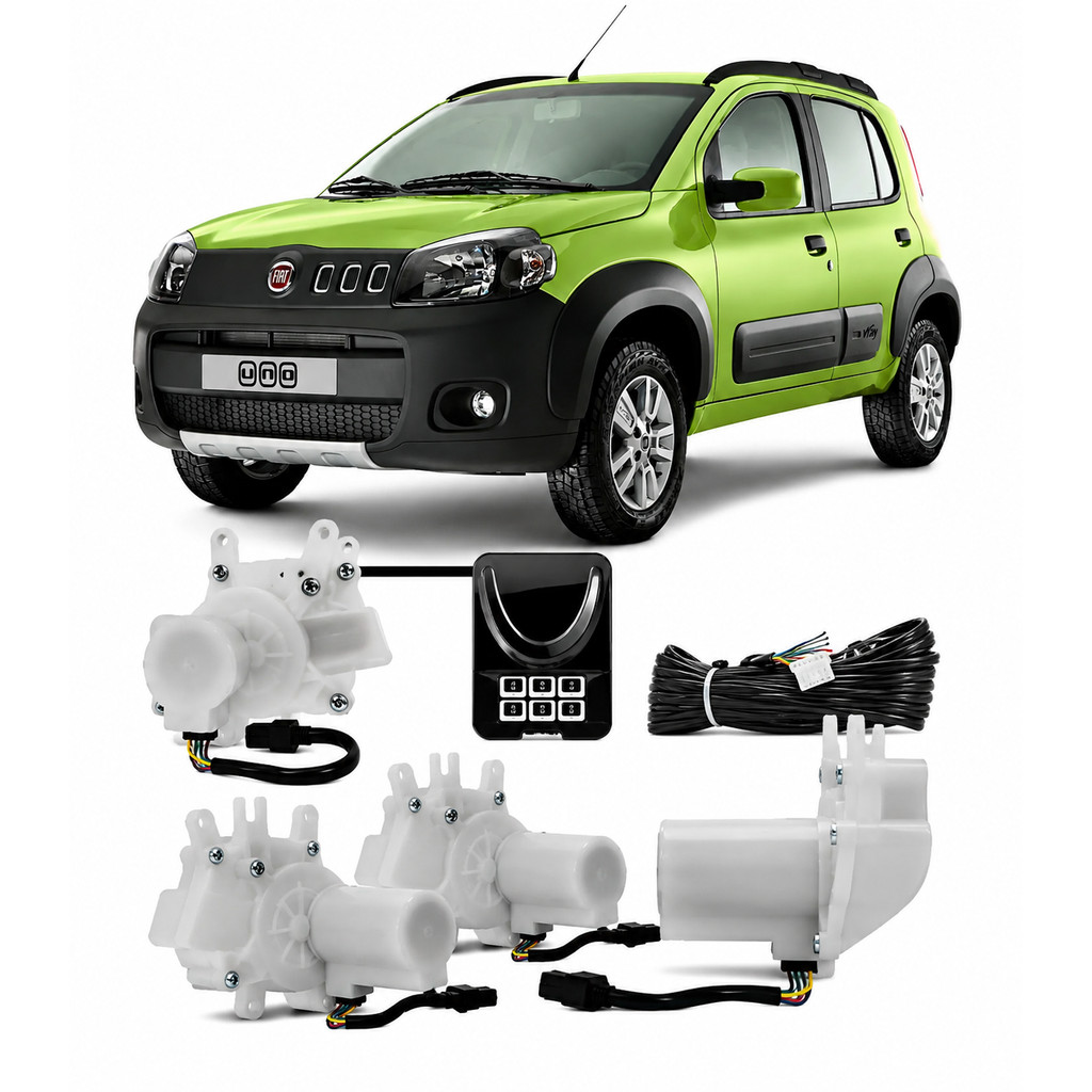 TRAVA ELETRICA ORIGINAL PALIO/CELTA/FIESTA/ECOSPORT 4P SOFT — imagem 2 de 2
