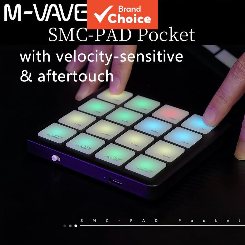 Controlador MIDI de Pad de Bateria JAMJUM 16 RGB Para Criação de Beats, Performance de DJ Ao Vivo, Portátil, Criador de