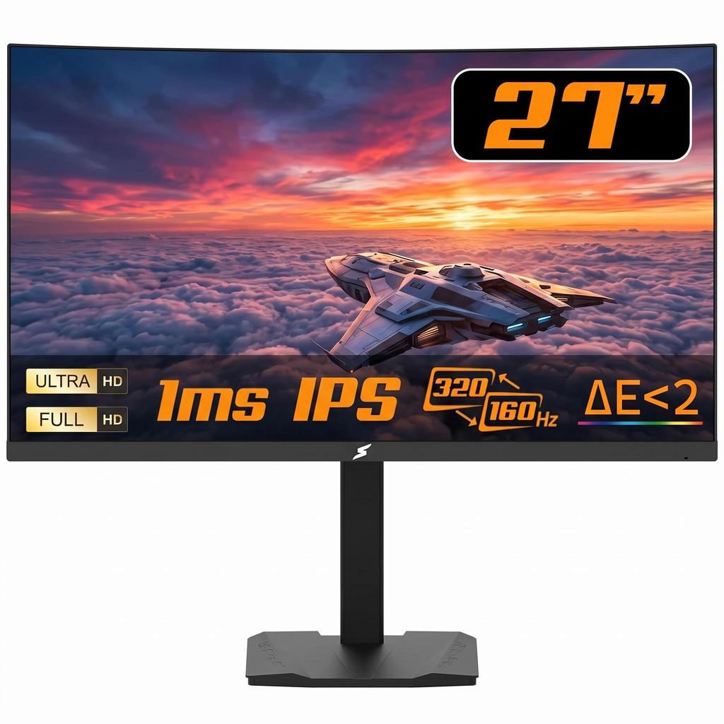Monitor Gamer SuperFrame Ace Pro, 27 Pol, Dual Mode, 4K Ultra HD 160Hz / Full HD