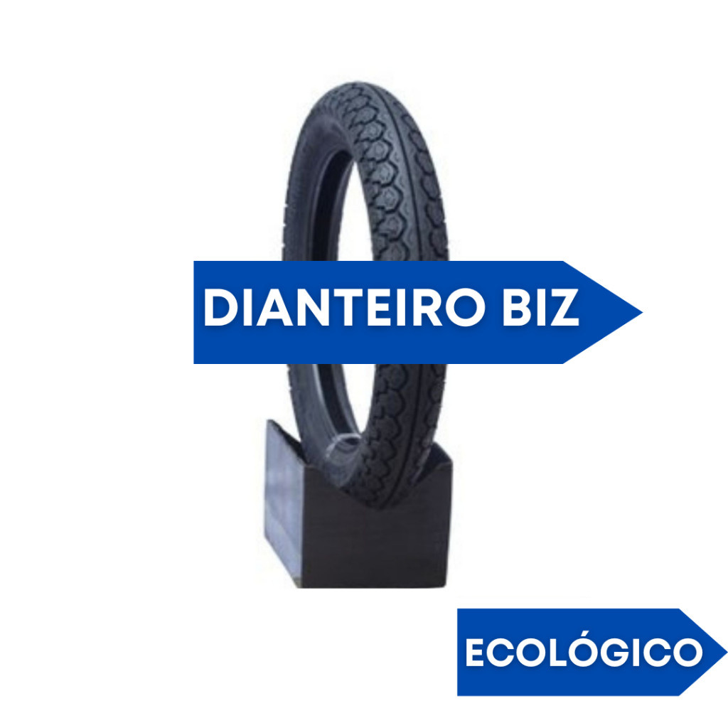PNEU DIANTEIRO BIZ 125 MOTO 60 100 17 BIS 100 110 POP 100