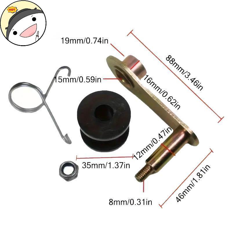 Maud Universal Tensor De Corrente Mola Rolo Polia Ajustador Conjunto Alta Dureza Durável Para 47cc 66cc Mini Reparação M
