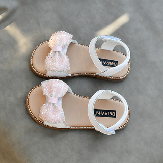 Meninas sandálias brilhantes respirável verão princesa flor borboleta sapatos de praia 2022 novo estilo bonito moda infl