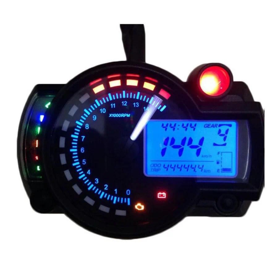 15000rpm Moderno KOSO RX2N Semelhante LCD digital Motocicleta Odômetro Velocímetro Ajustável MAX 299KM/H
