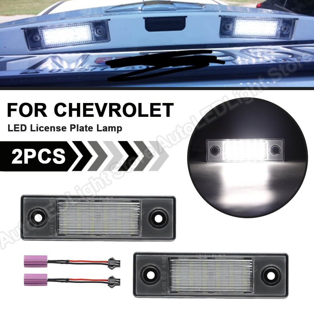 2 Peças Para Chevrolet Chevy Cruze 2011 2012 2013 2014 2015 Spark 2016-2020 LED Número Da Placa De Licença Lâmpada Livre