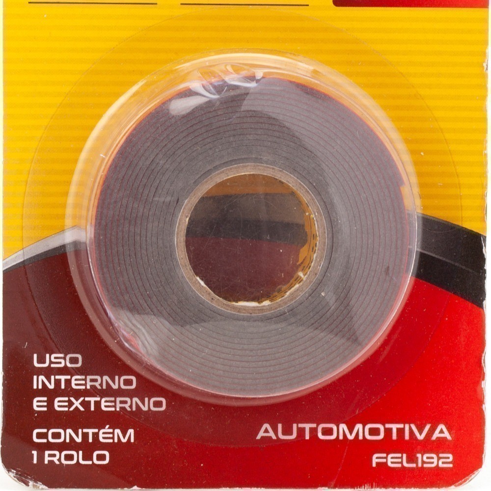 Fita dupla face multiuso automotiva 19mm x 2m FEL-192 - Hammer · foto 2