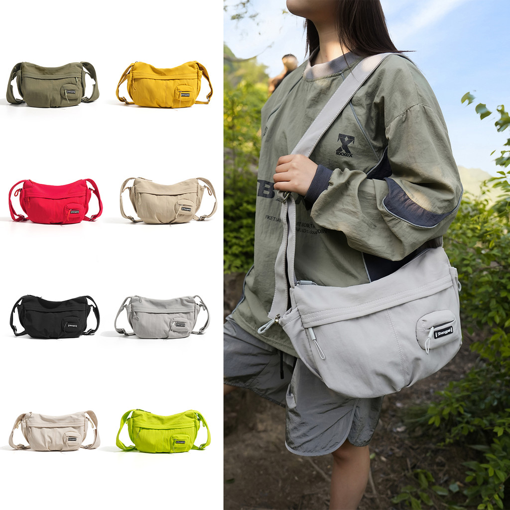 Lazer esportes estilo mensageiro saco feminino 2025 novo estilo Super quente leve bolinho saco grande capacidade Commute