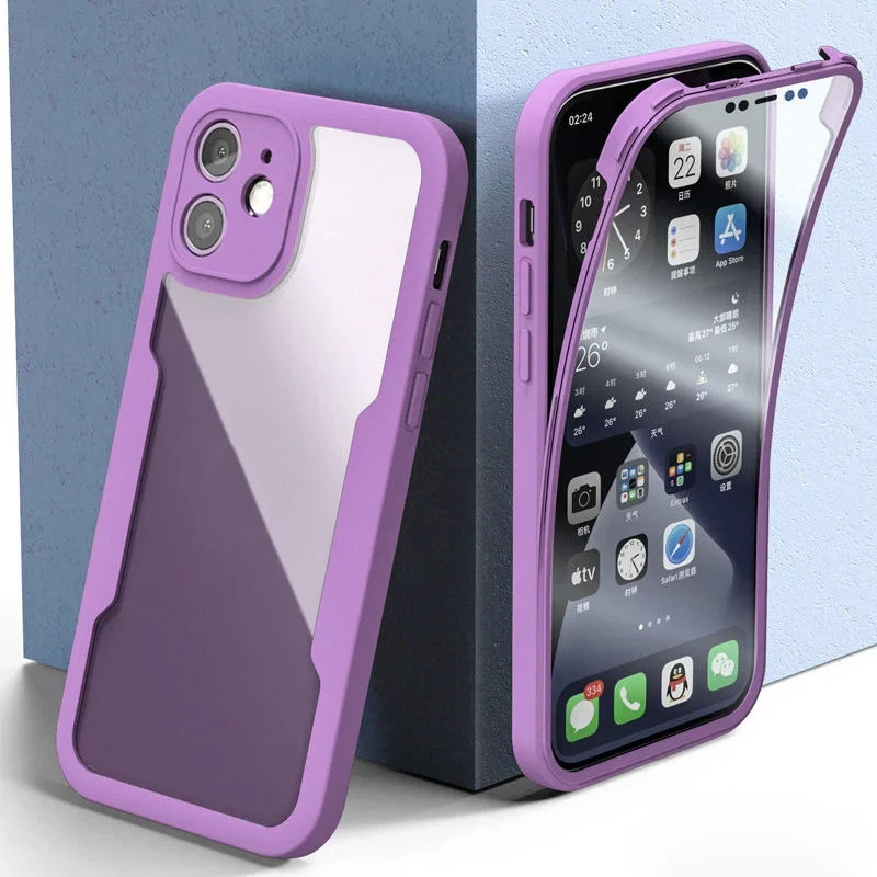 Capa Completa 360 Xiaomi POCO X8 M8 Pro Max F8 F7 Ultra F6 F5 X4 5G F3 4G Acríli