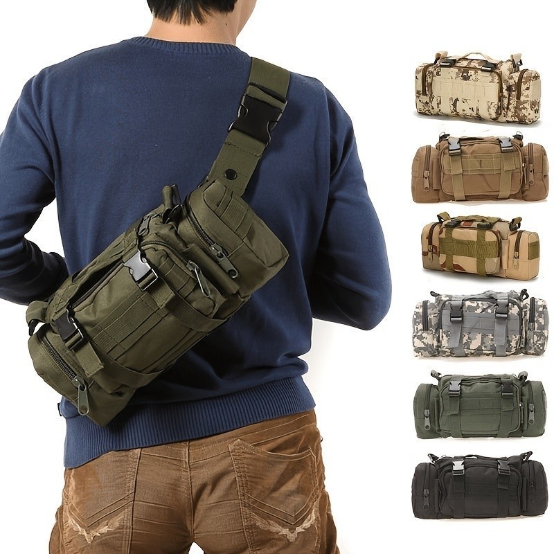 Bolsa Pochete Bag De Ombro Transversal Militar Tática
