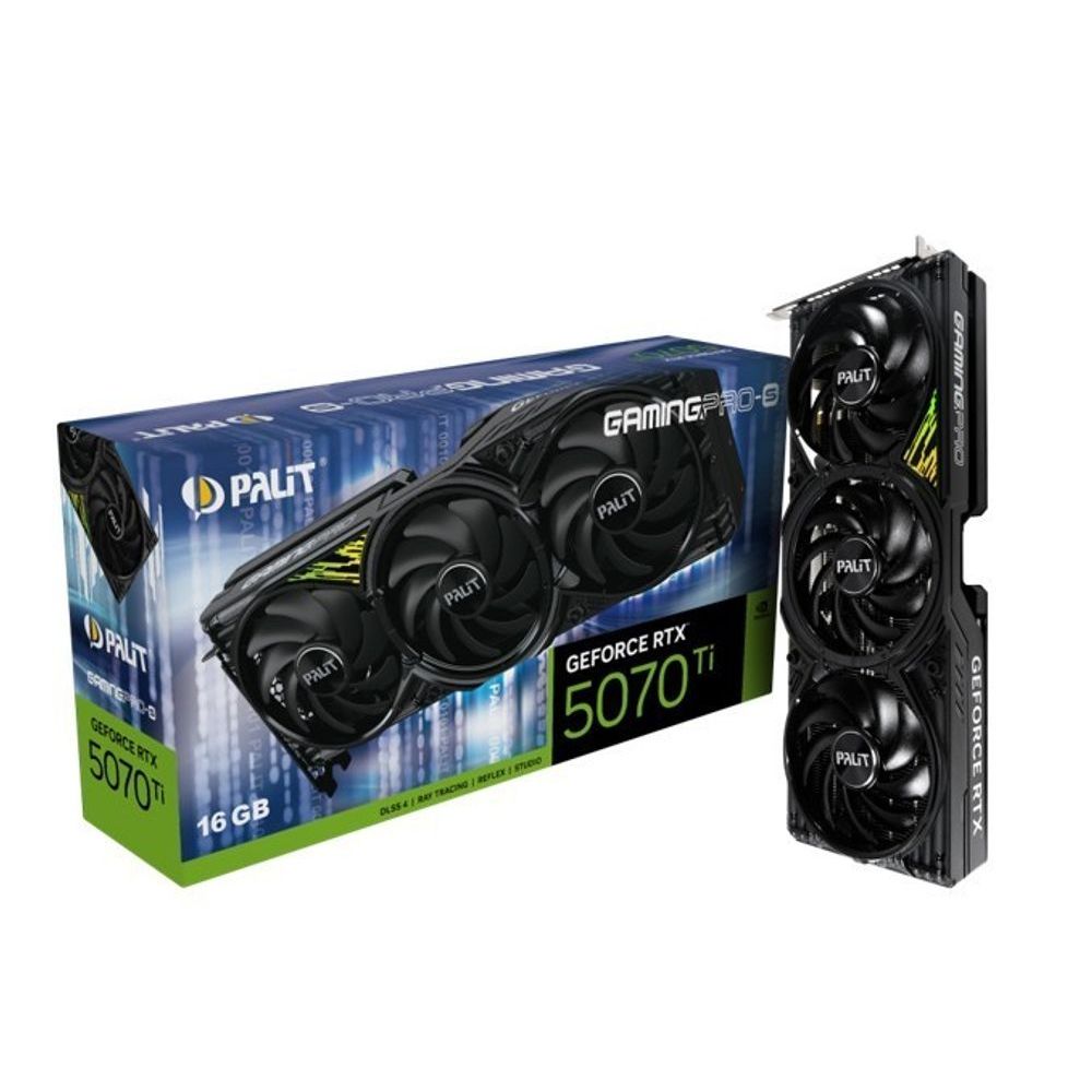 Placa de Vídeo Palit NVIDIA GeForce RTX 5070 Ti Gamingpro GDR7, 16GB, 256 bits