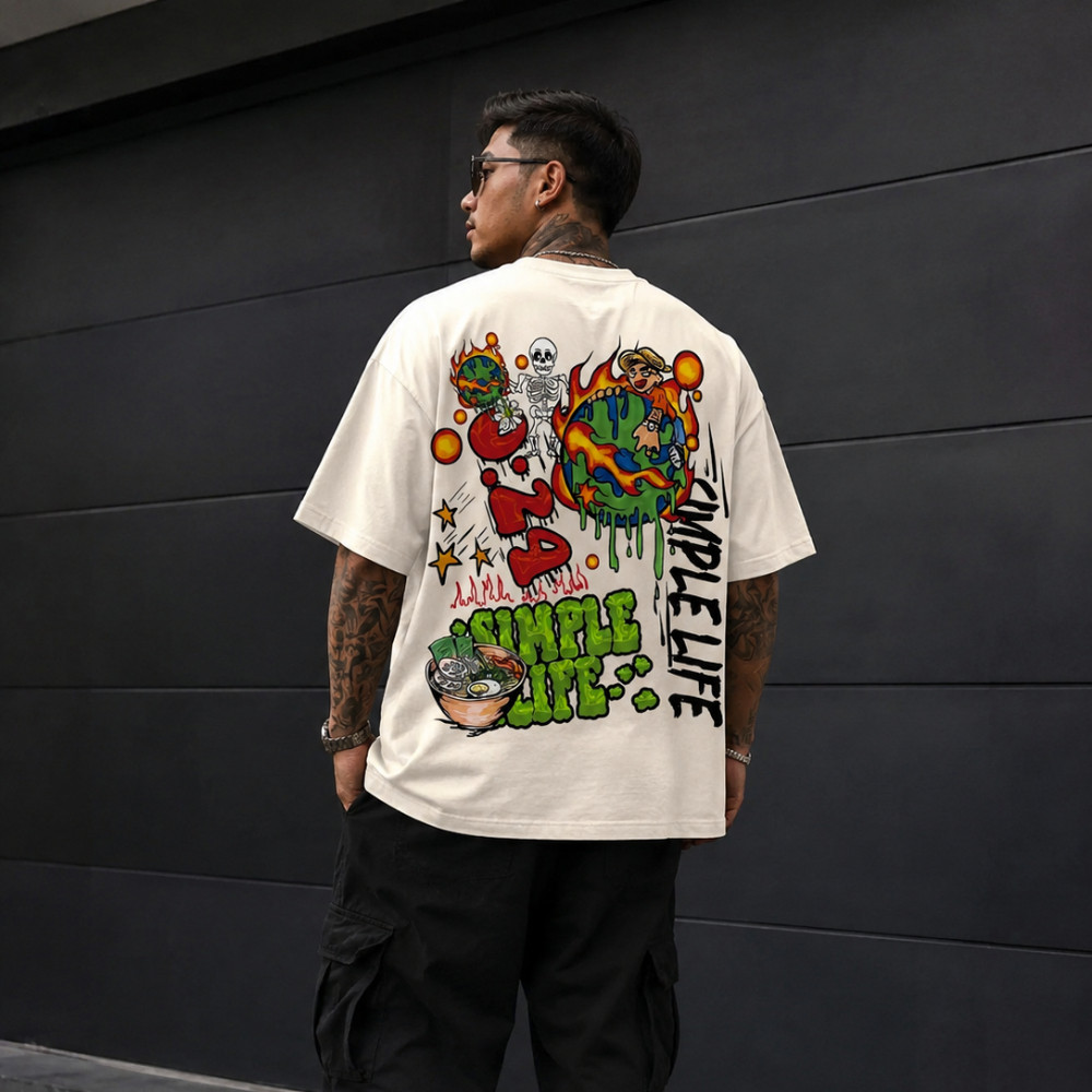 Camiseta Masculina Streetwear Soup Blusão Confortável Masculino Feminino Envio Imediato