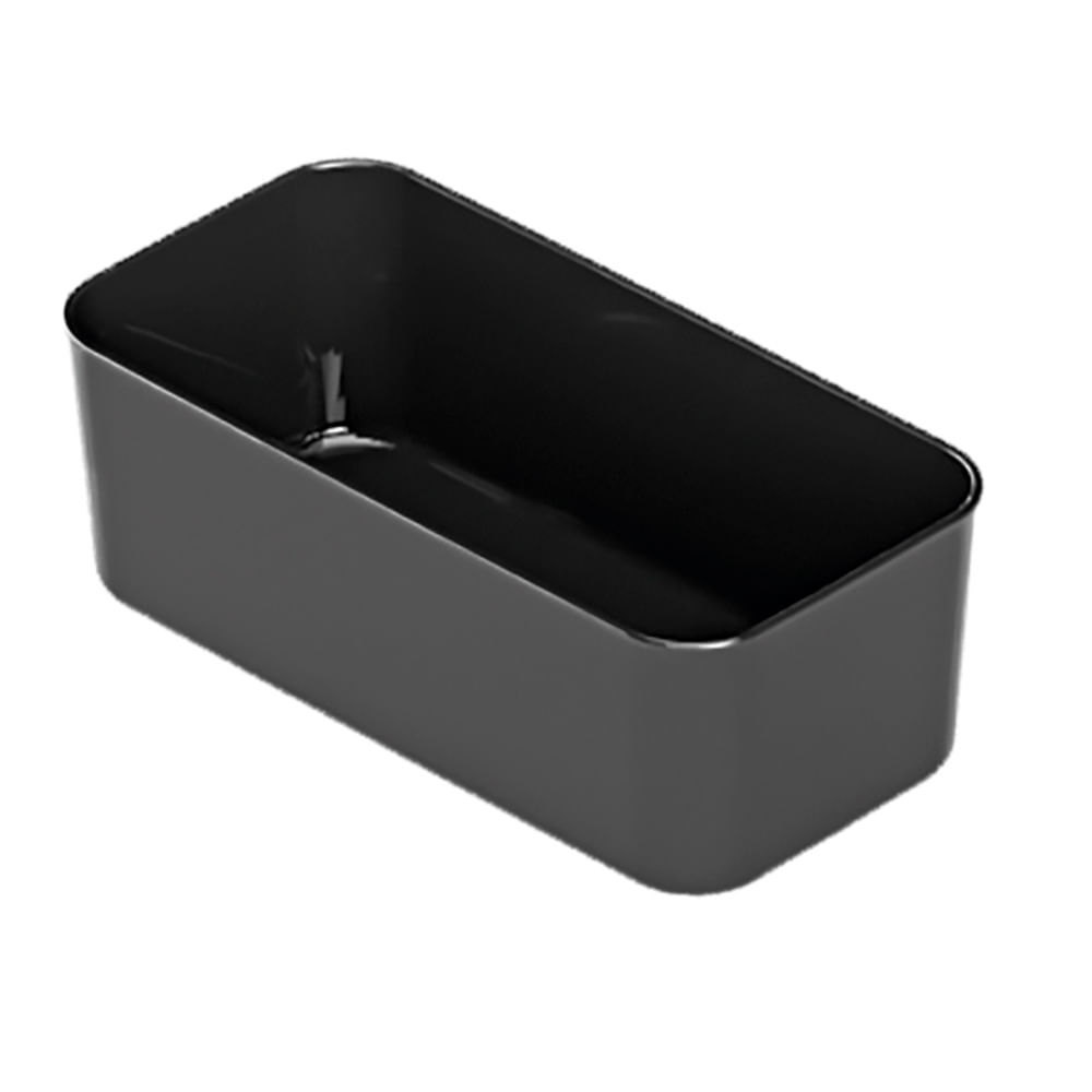 Organizador Modular 400ml Pequeno Preto Nitron