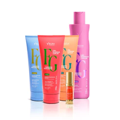 Kit Cronograma Capilar + Shampoo 500ml + Óleo de mirra 15ml