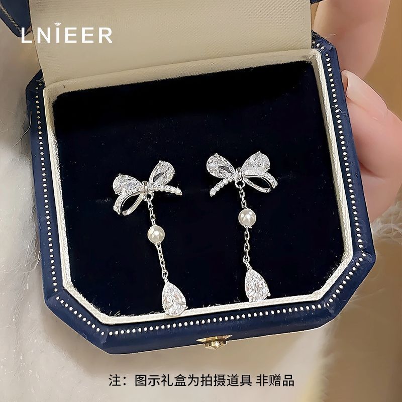 Borla 999 prata agulha arco brincos feminino novo estilo High-End sentir orelha Piercing brincos presente estilo feminin