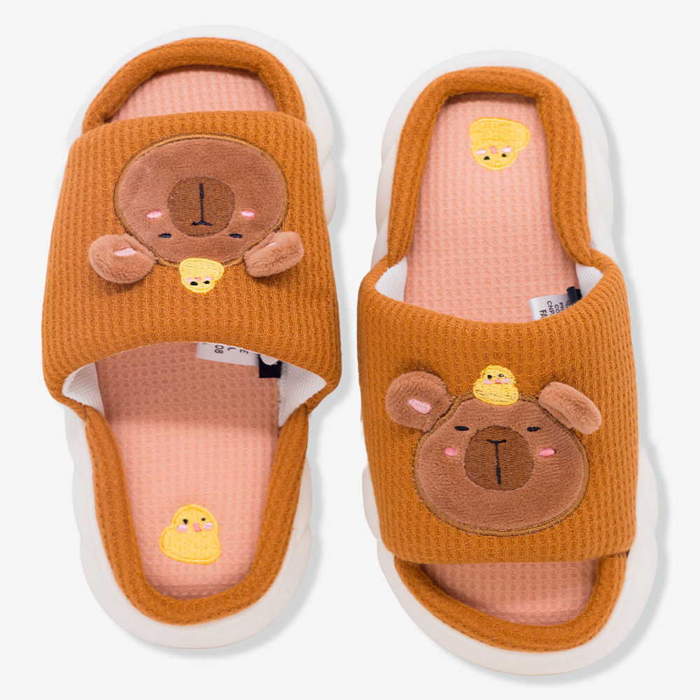 Pantufa Infantil Nuvem Capivara – Zonacriativa