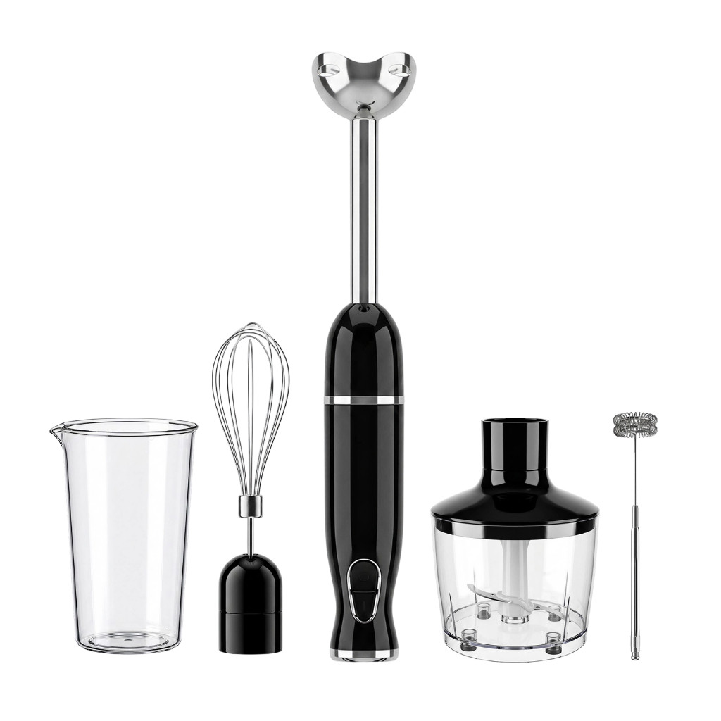 5 in 1 Mixer 1000W Stainless Steel 110V Multifunctional Food Chopper Whisk Processor Cup