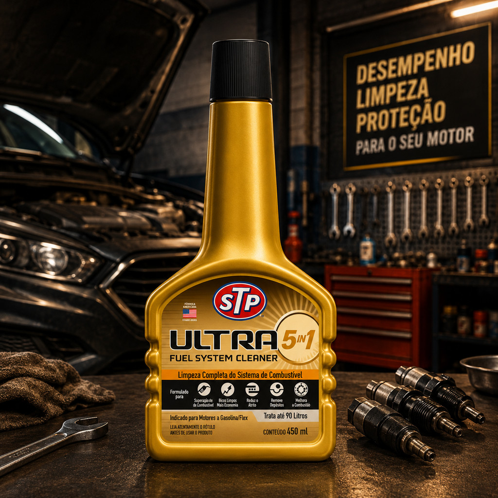 ADITIVO ULTRA LIMPEZA PROFUNDA P/ MOTORES 5 EM 1 STP 375ML — imagem 2 de 2