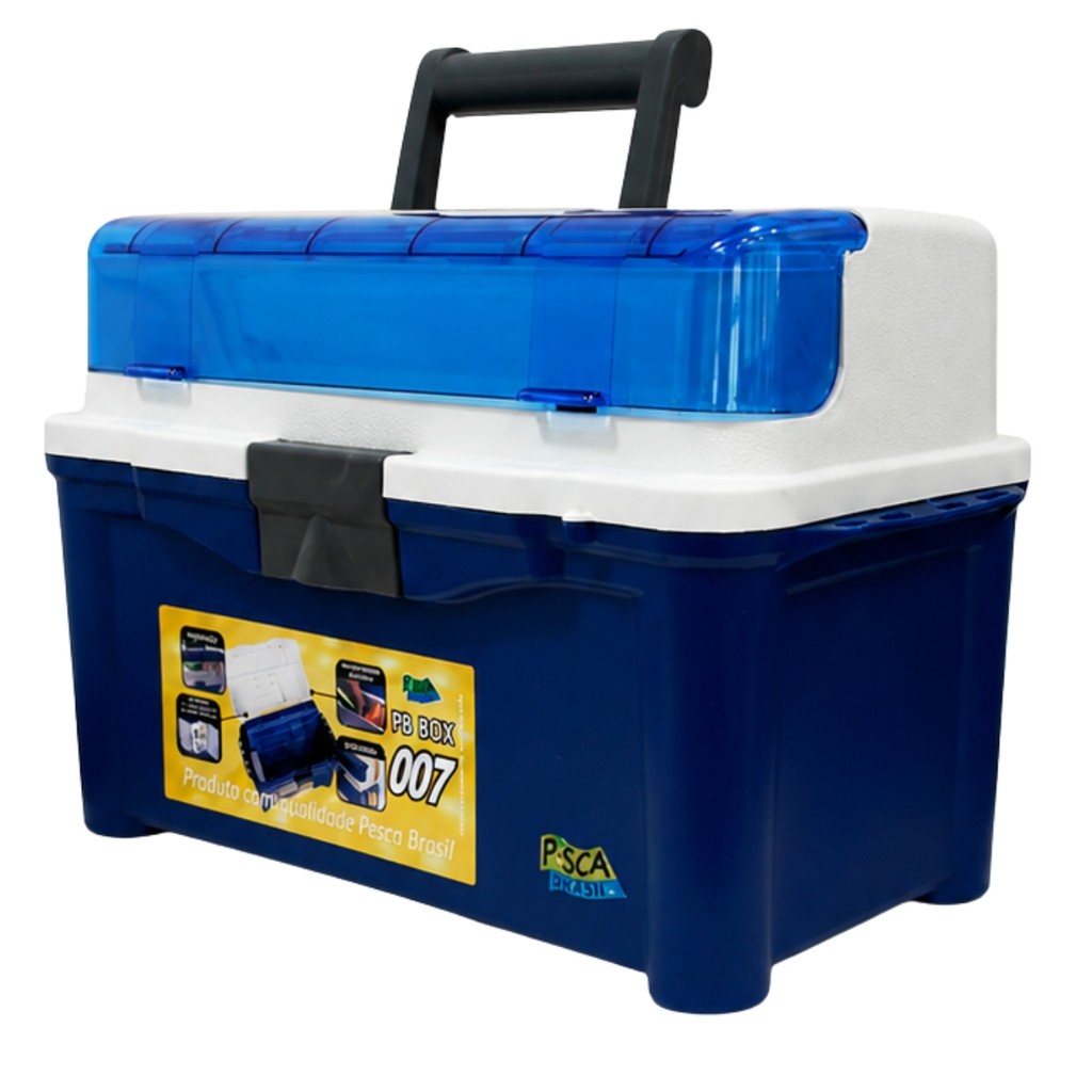 Maleta de Pesca Caixa Organizadora PB Box 007 Azul