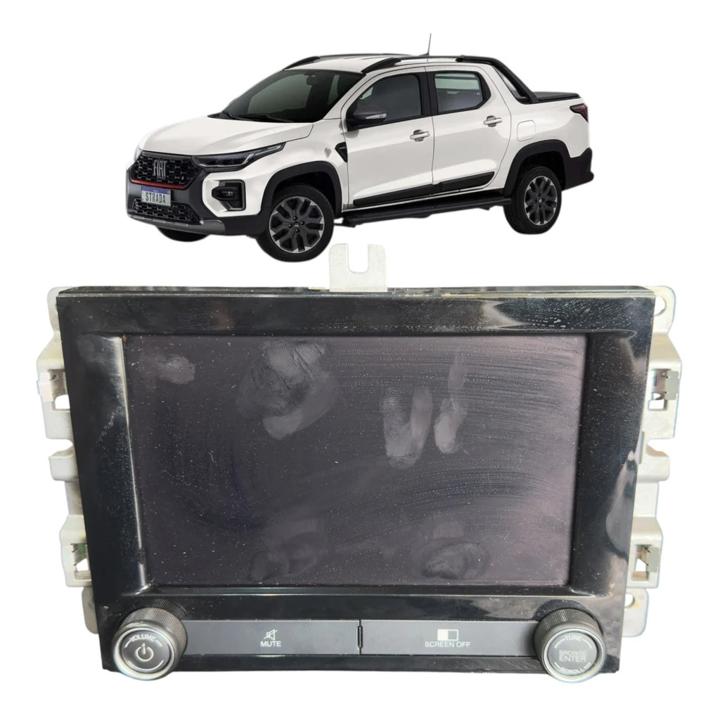 Central Multimídia 7" Original Fiat Nova Strada 100268427