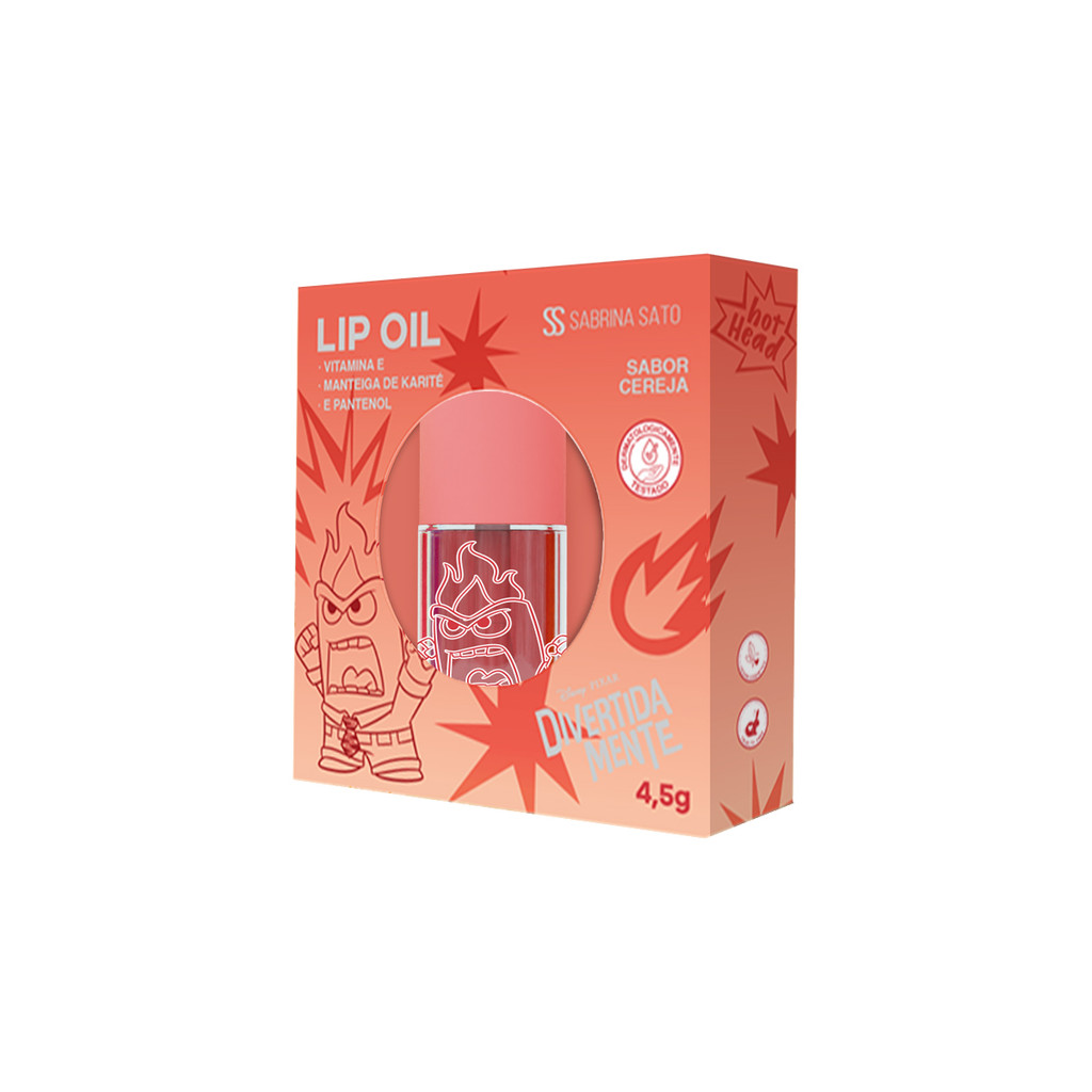 LIP OIL RAIVA DIVERTIDAMENTE 4,5ML