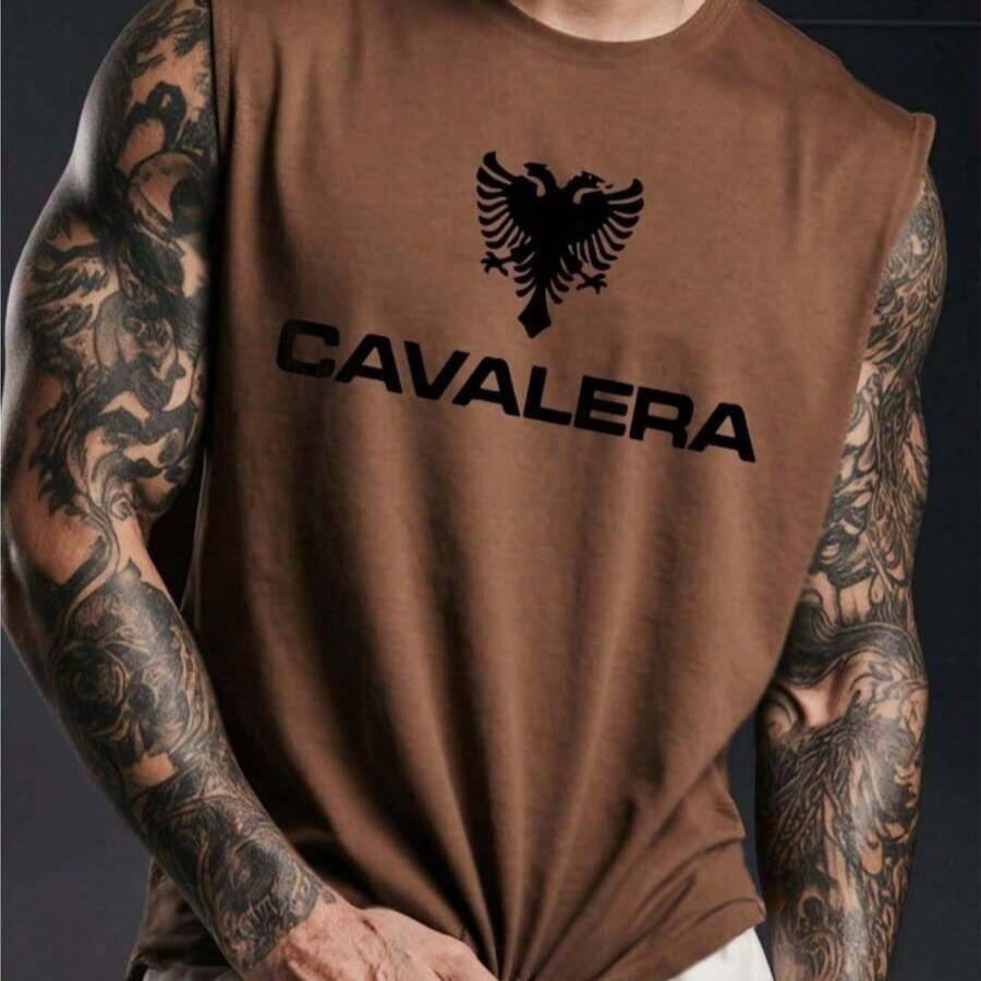 Camisa Cavalera. Regata Oversized Machão Camiseta Camisa Longline Streetwear Algodão Cavada