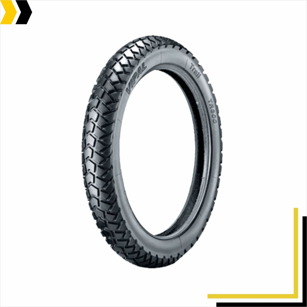 Pneu Moto Vipal 80/100-14 TRAIL TR300 Traseiro Honda Biz 125/110/100 Pop 100 Crypton Uso Com câmara