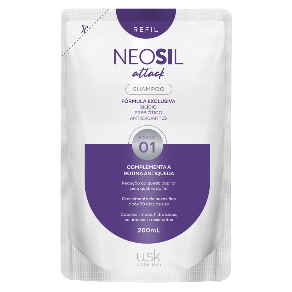 Shampoo Antiqueda Neosil Attack Refil 200ml