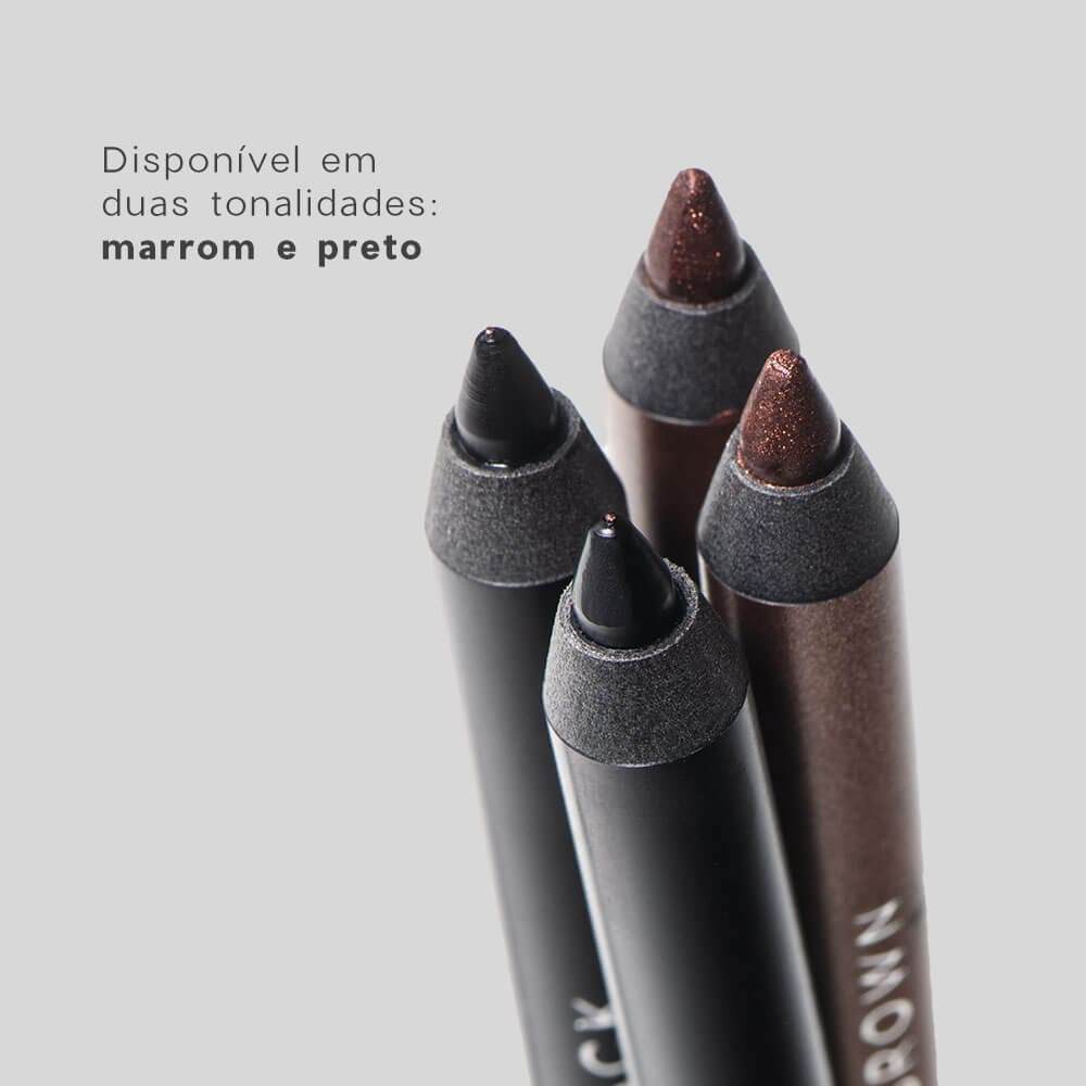 Lápis para Olhos Preto - Eyeliner Super Black Océane Purple 1,2g · foto 2
