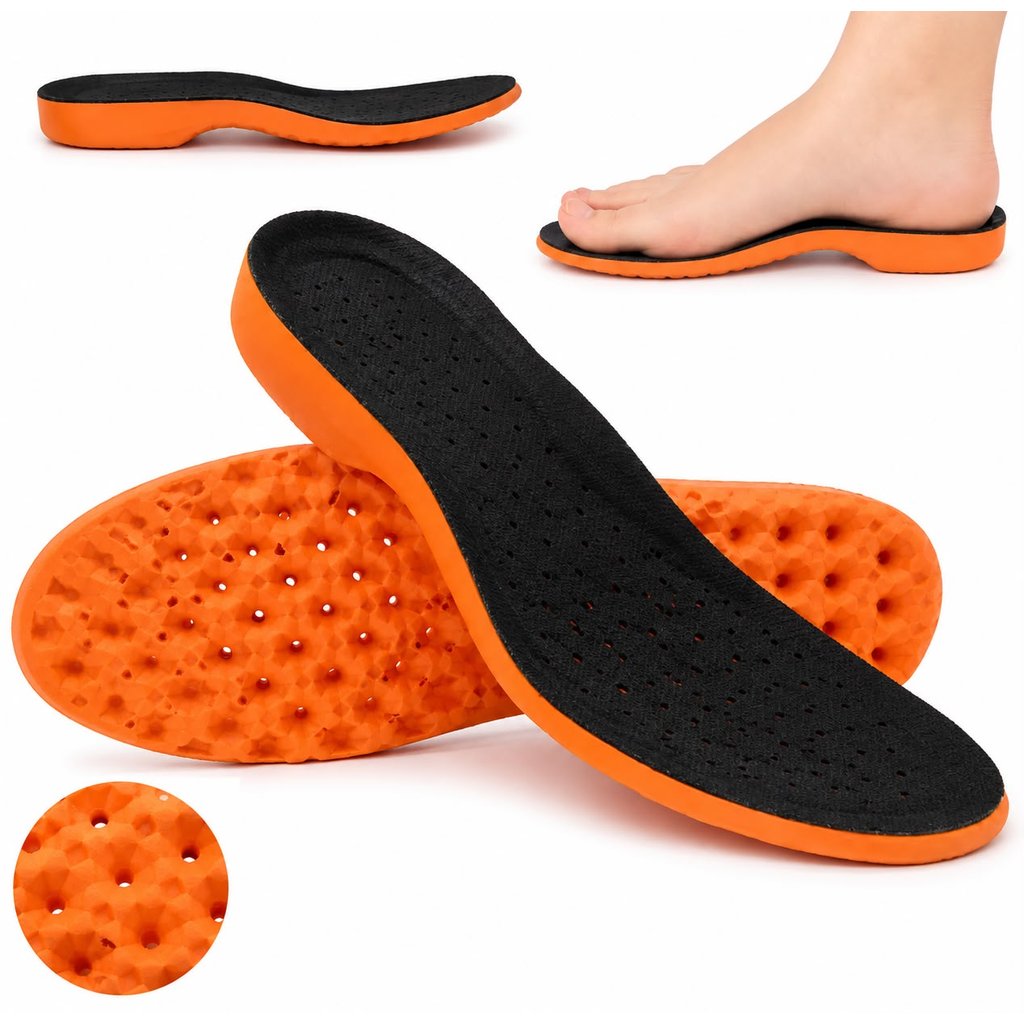 Palmilha Ortopedica de Gel para Tenis Sapatos Anatomica Absorve Impactos Macia