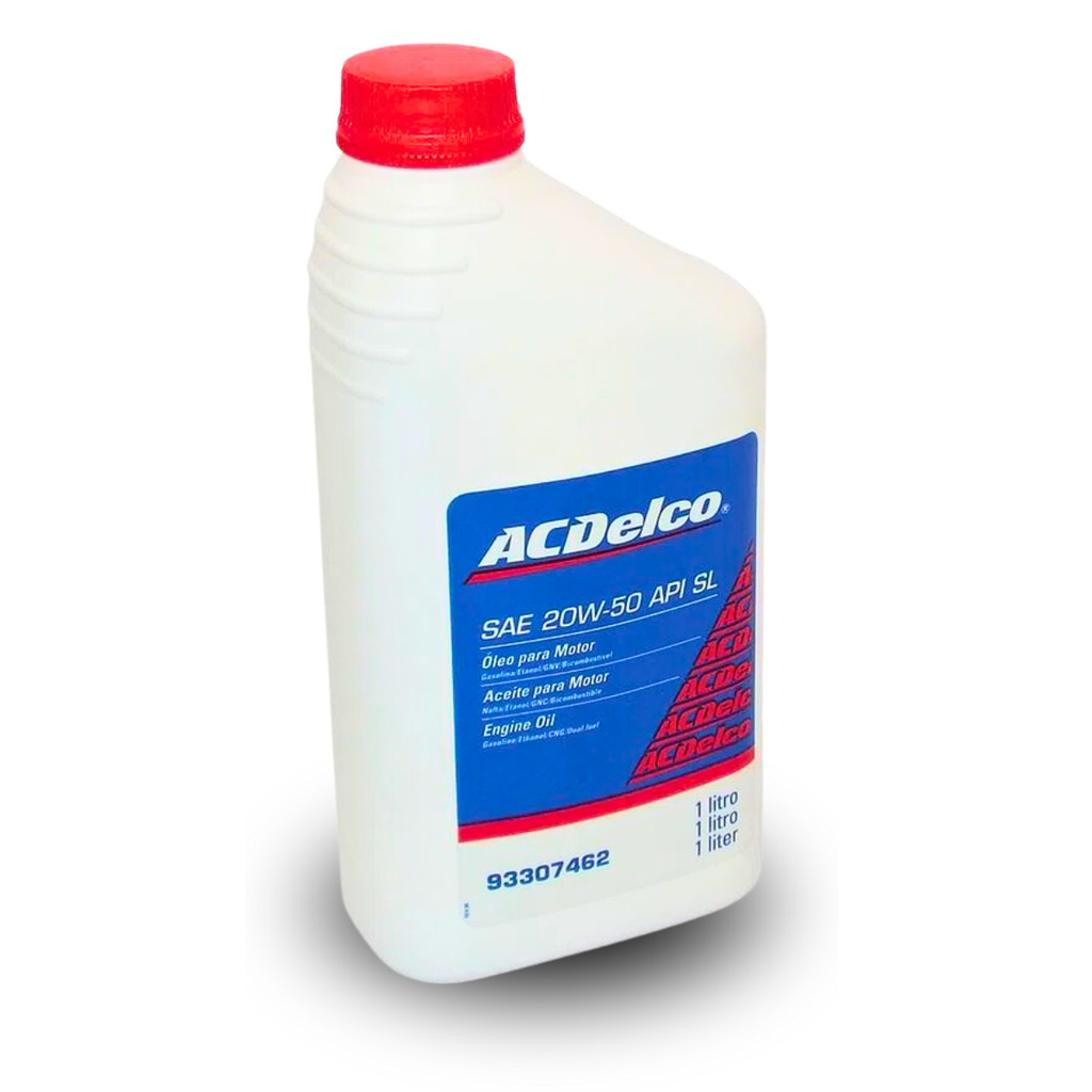 Óleo motor 20W50 mineral 1 litro SAE API SL Original ACDelco 93307462