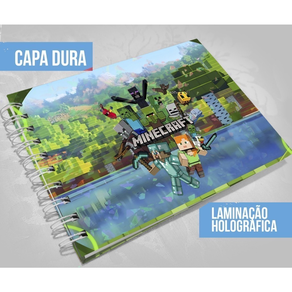 Livro de Colorir MINECRAFT Capa Dura