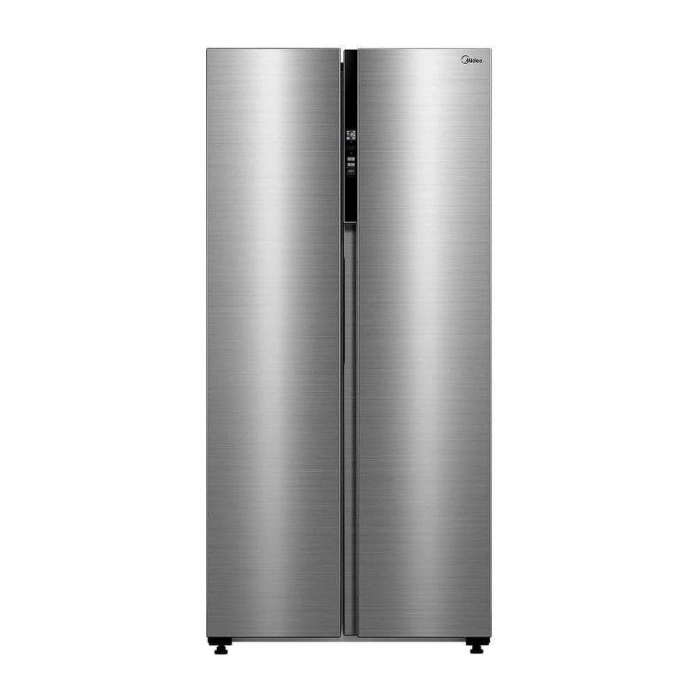 Geladeira Side By Side 442L Inverter Cor Inox Conectada Midea